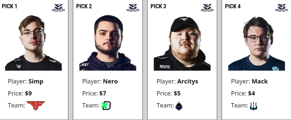 Major 3 Fantasy Pick Em Selections via Breaking Point GG